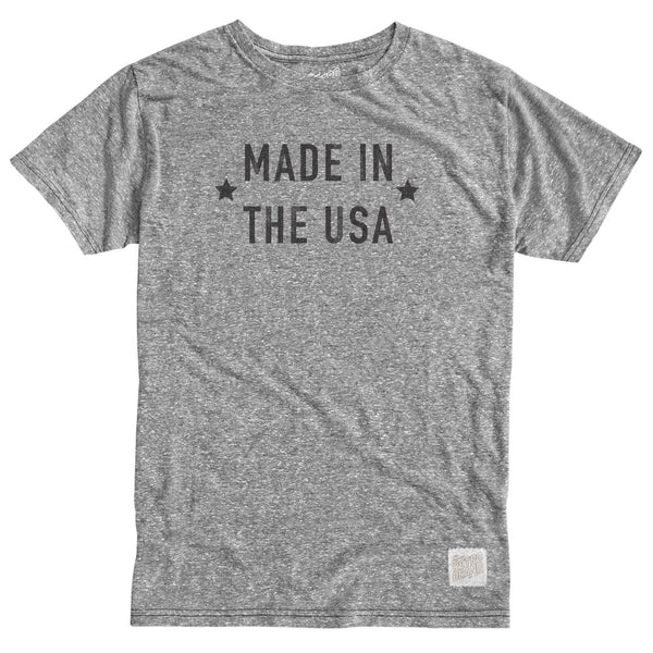 original retro brand Made In The USA Tri-blend Tee