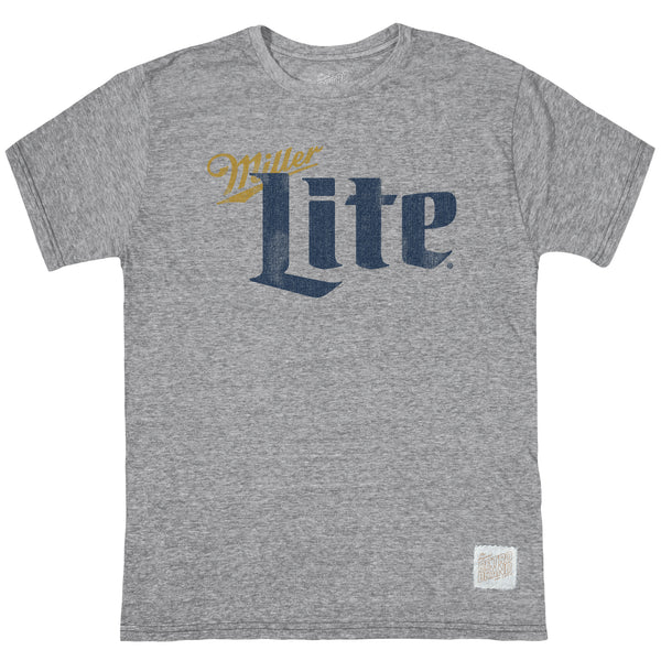 original retro brand Miller Lite Tri-Blend Tee