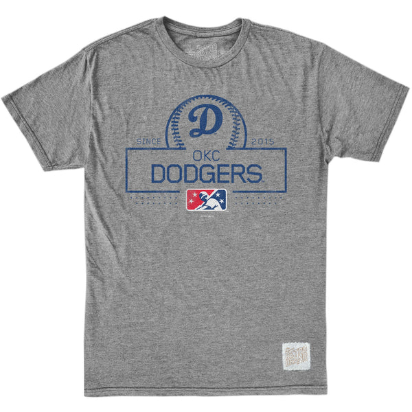 original retro brand OKC Dodgers 50/50 Blend Tee
