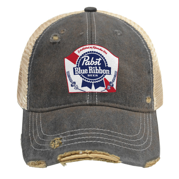 original retro brand PBR Snap Back Trucker Cap