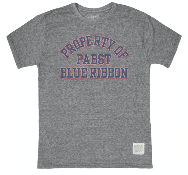 original retro brand Property of PBR Tri-Blend Tee