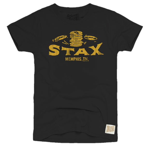 original retro brand Stax Records 100% Cotton Tee