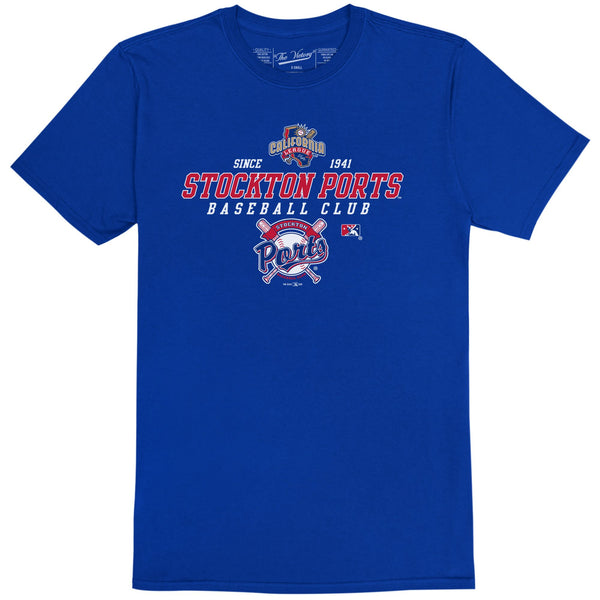 original retro brand Stockton Ports 100% Cotton Tee