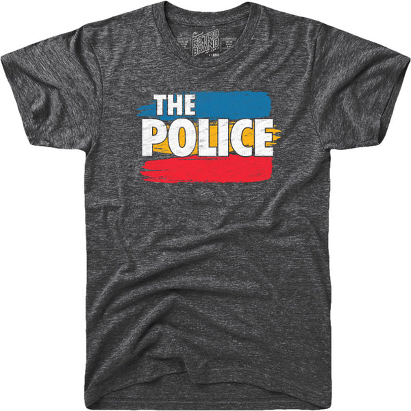 original retro brand The Police Tri-Blend Tee