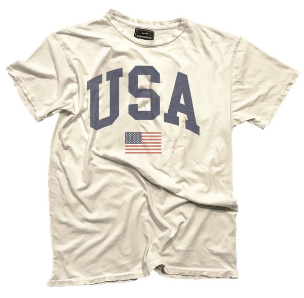 original retro brand USA (FLAG) Black Label Tee