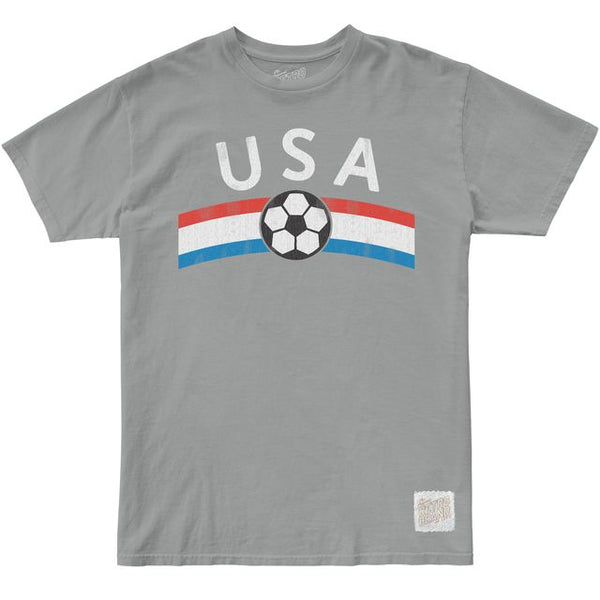 original retro brand USA Soccer 100% Cotton Tee