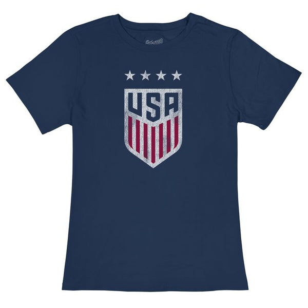original retro brand USWNT 100% Cotton Women's Tee