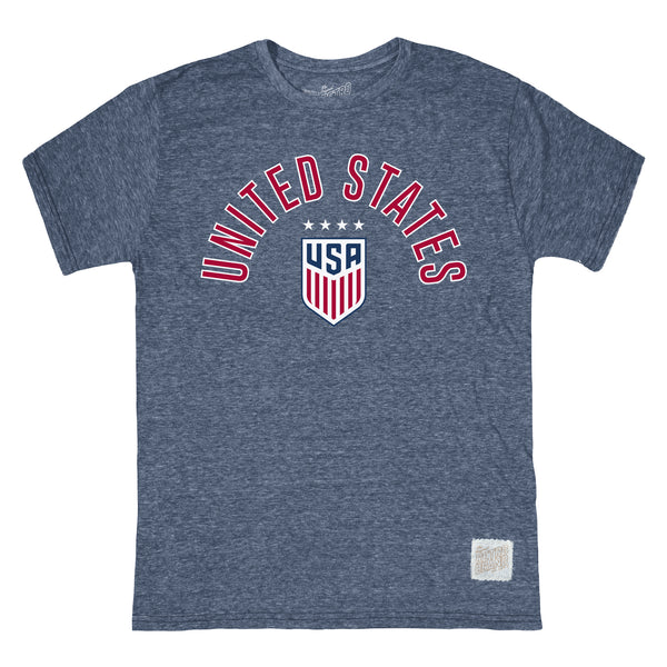 original retro brand USWNT Arch Tri-Blend Tee