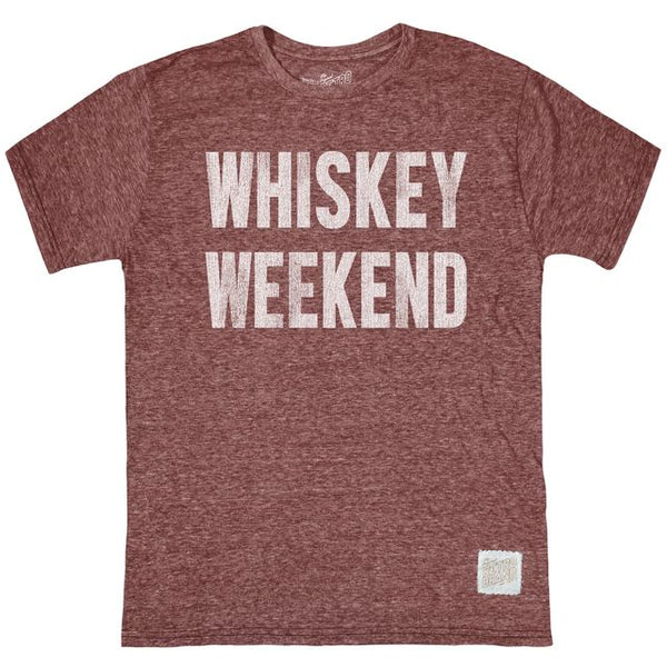 original retro brand Whiskey Weekend Tri-Blend Tee