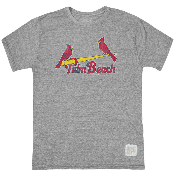 original retro brand Palm Beach Cardinals Tri-Blend Tee