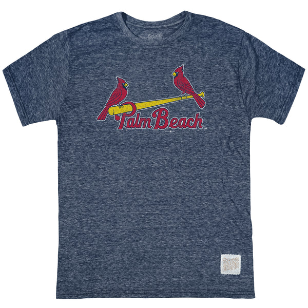 original retro brand Palm Beach Cardinals Tri-Blend Tee