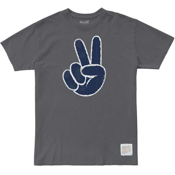 original retro brand Peace Hand Sign 100% Cotton Tee