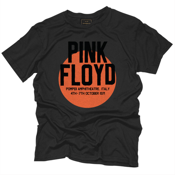 original retro brand Pink Floyd Pompeii Black Label Tee