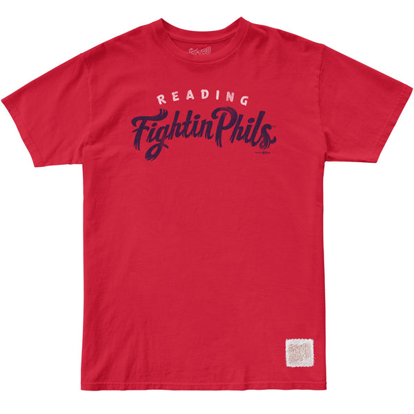 original retro brand Reading Fightin Phils 100% Cotton Tee