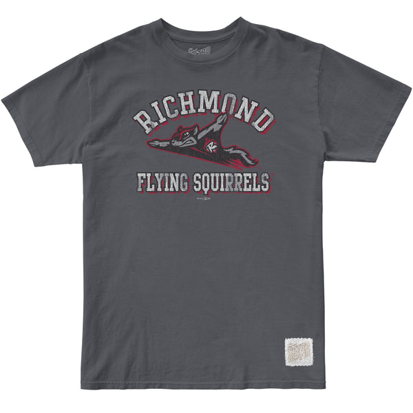 original retro brand Richmond Flying Squirrels 100% Cotton Tee