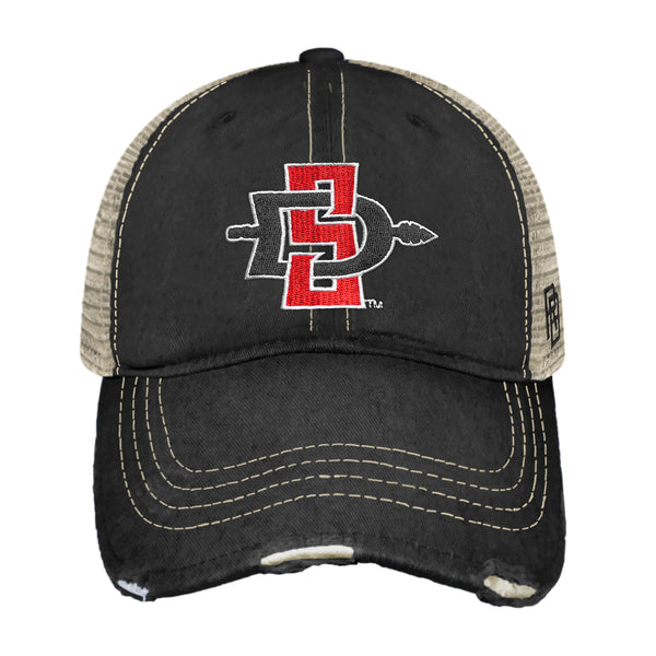 original retro brand San Diego Aztecs Snapback Trucker Cap