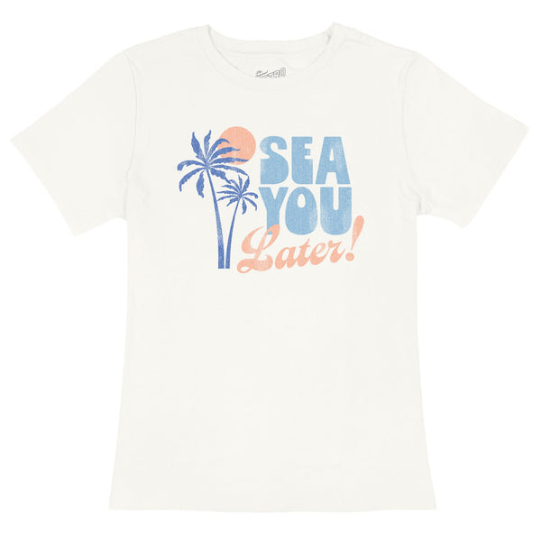 original retro brand Sea You Later 100% Cotton Women's Tee