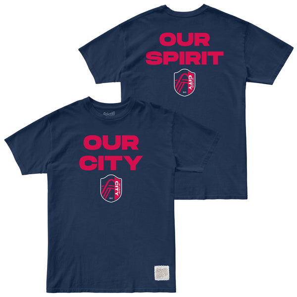 original retro brand St. Louis CITY SC 100% Cotton Tee