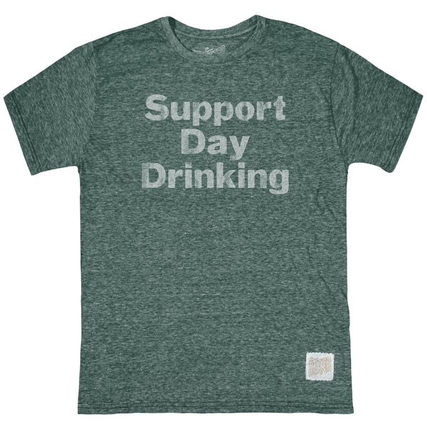 original retro brand Support Day Drinking Tri-Blend Tee