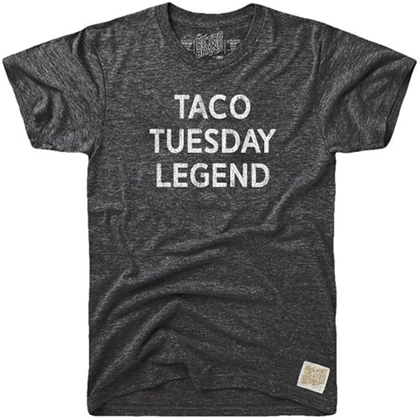 original retro brand Taco Tuesday Legend Tri-Blend Tee