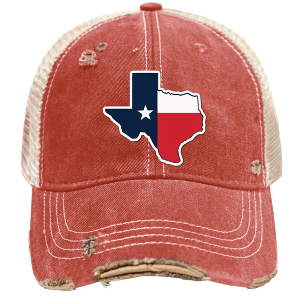 original retro brand Texas State Snap Back Trucker Cap