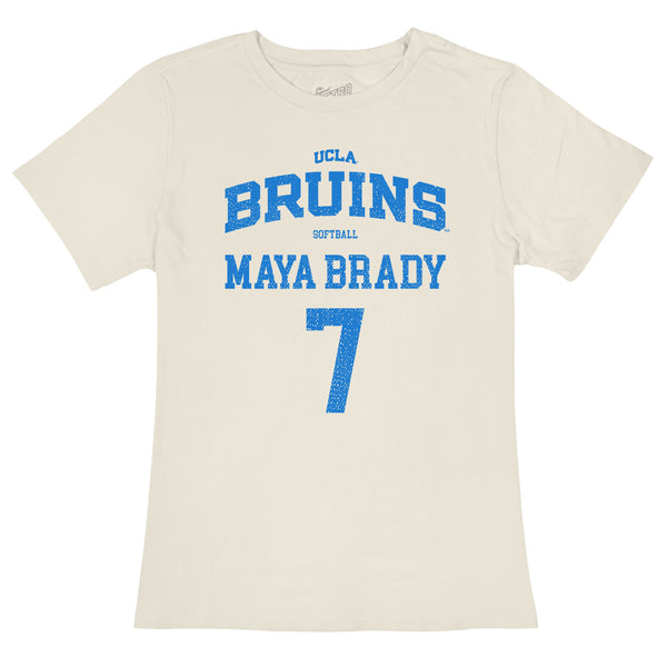 original retro brand UCLA Bruins Maya Brady 100% Cotton Women's Tee