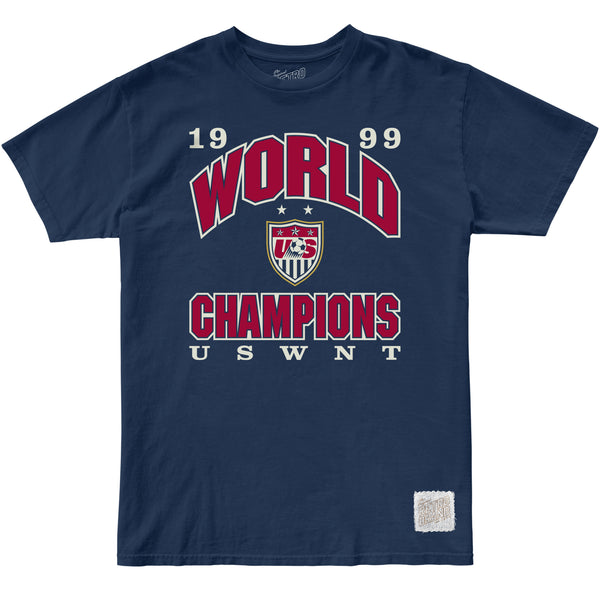 original retro brand USWNT 1999 World Champions 100% Cotton Tee