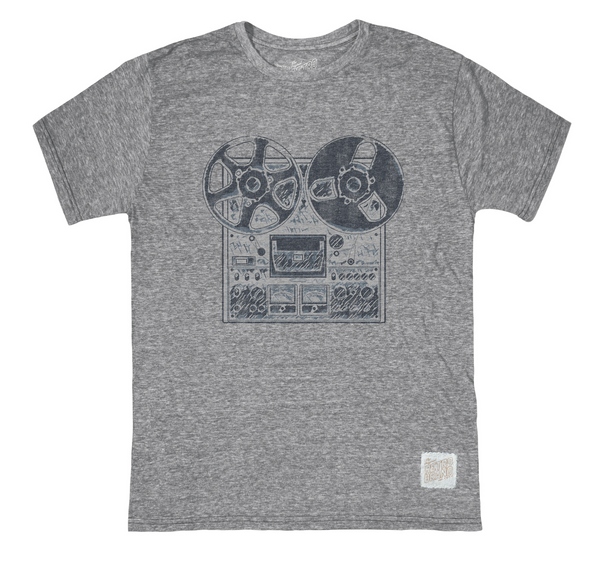 original retro brand Vintage Reel to Reel Tri-Blend Tee