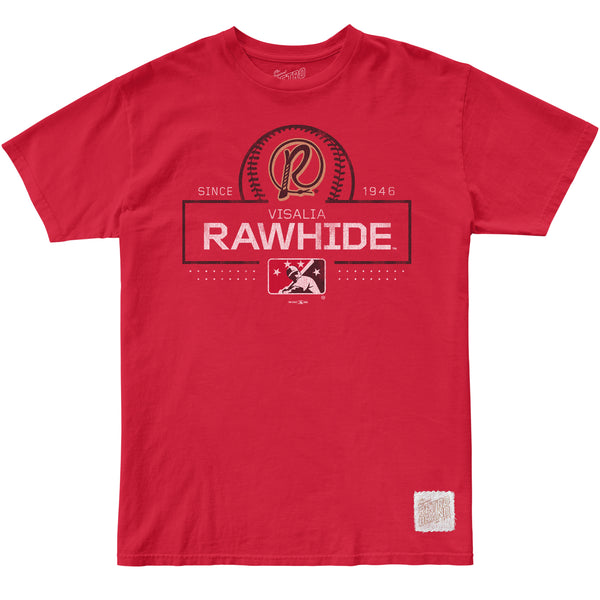 original retro brand Visalia Rawhide 100% Cotton Tee