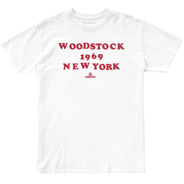 original retro brand Woodstock 1969 NY 100% Cotton Tee