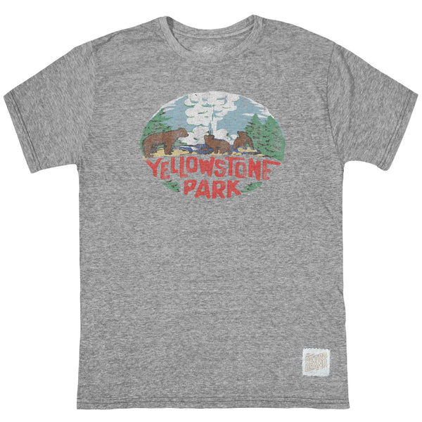 original retro brand Yellowstone Park Tri-Blend Tee