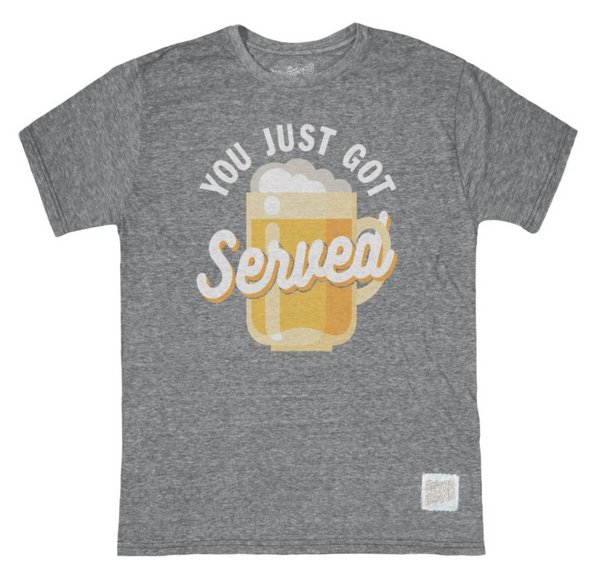 original retro brand You Just Got Served Tri-Blend Tee