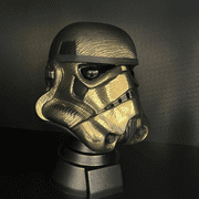 Original Stormtrooper Limited Edition: “Shattered Gold” Stormtrooper Helmet