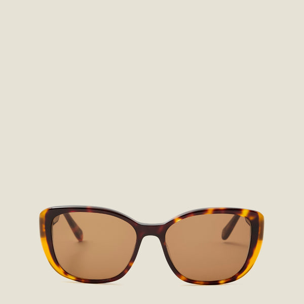 orla kiely Azalea Sunglasses - Tortoiseshell & Puzzle Flower Fuchsia