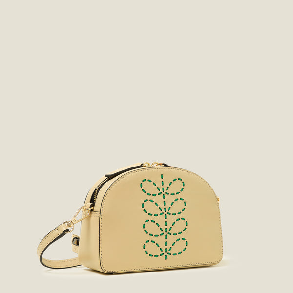Orla Kiely Babaluna Crossbody - Whipstitch Stem Cream