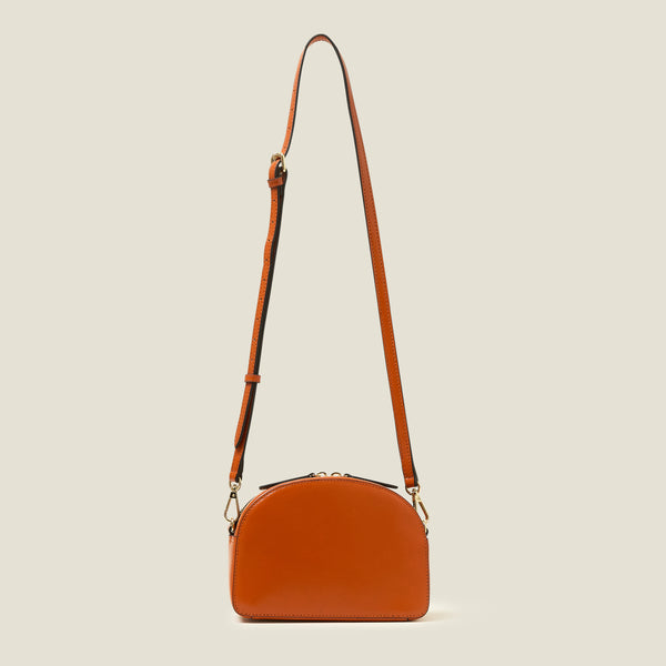 Orla Kiely Babaluna Crossbody - Whipstitch Stem Orange