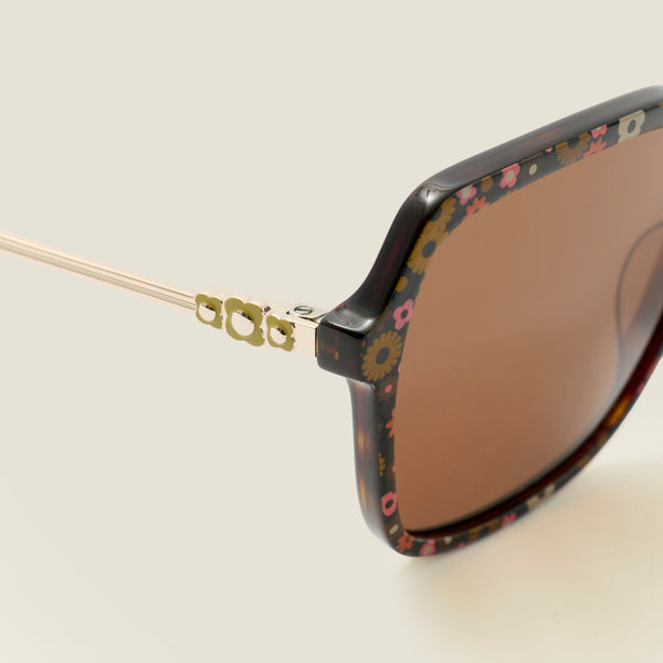 Orla Kiely Camellia Sunglasses - Full Bloom Persimmon