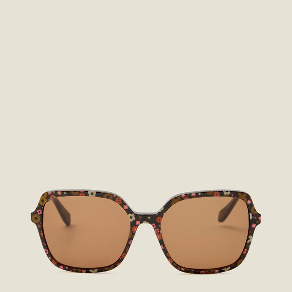 orla kiely Camellia Sunglasses - Full Bloom Persimmon