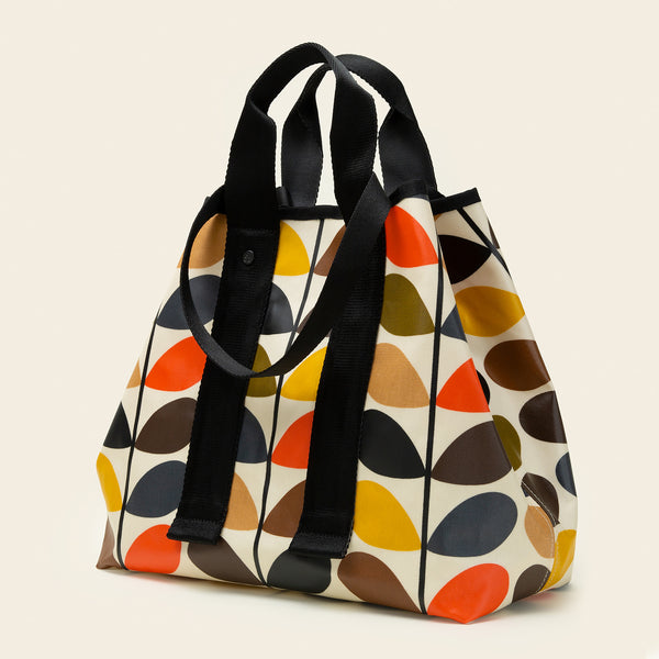 Orla Kiely Carryall Basic Large Tote - Classic Multi Stem
