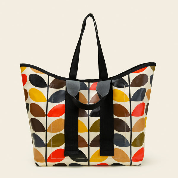 Orla Kiely Carryall Basic Large Tote - Classic Multi Stem