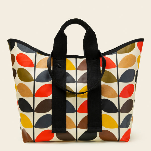 Orla Kiely Carryall Basic Large Tote & Forget Me Not Wallet Bundle Classic Multi Stem