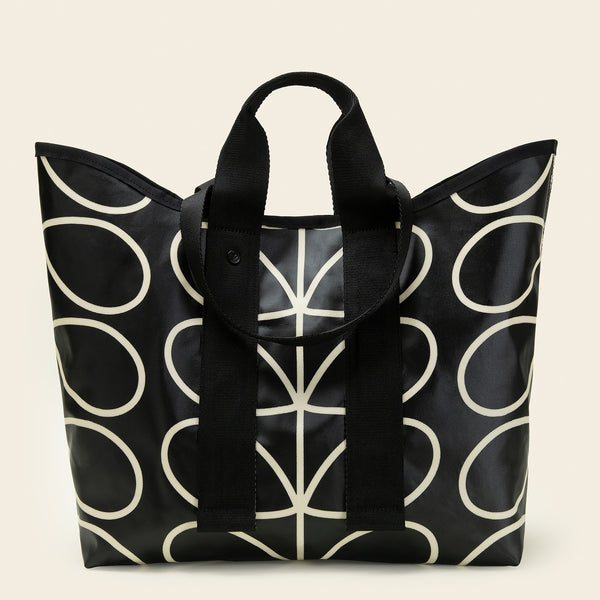 orla kiely Carryall Basic Large Tote - Linear Stem Liquorice