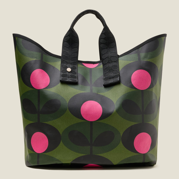 Orla Kiely Carryall Large Tote Bag - Oval Stem Forest