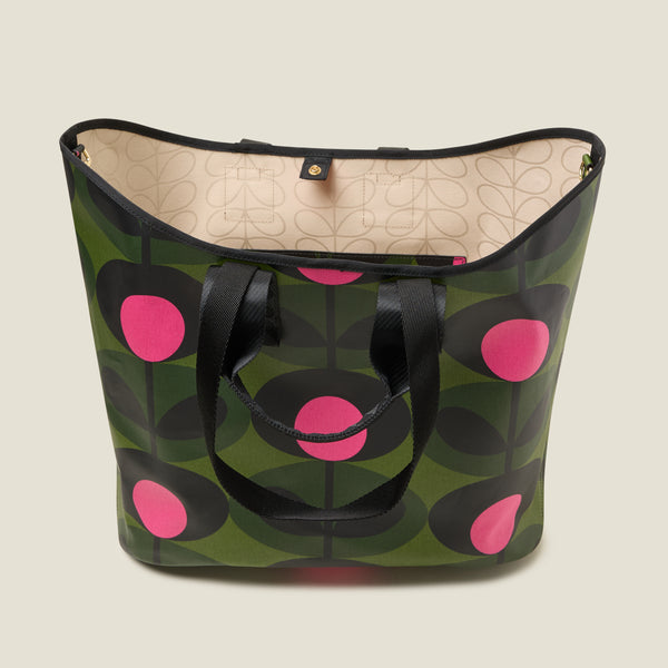Orla Kiely Carryall Large Tote Bag - Oval Stem Forest
