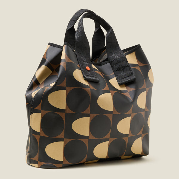 Orla Kiely Carryall Large Tote Bag - Spot Square Mocha
