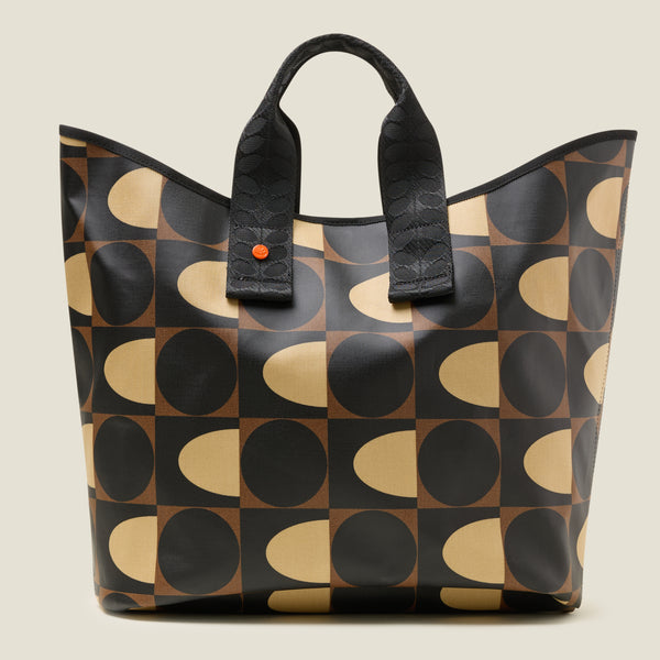 orla kiely Carryall Large Tote Bag - Spot Square Mocha