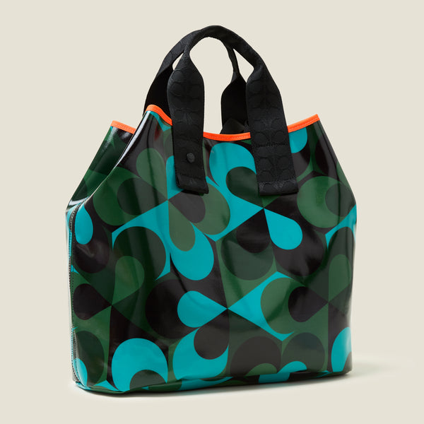 Orla Kiely Carryall Large Tote - Kaleidoscope Emerald