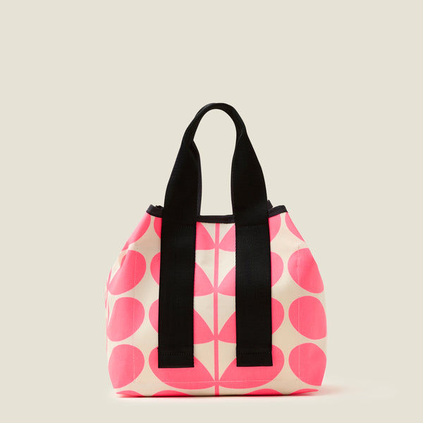 Orla Kiely Carrysmall Basic Tote - Solid Stem Neon Pink