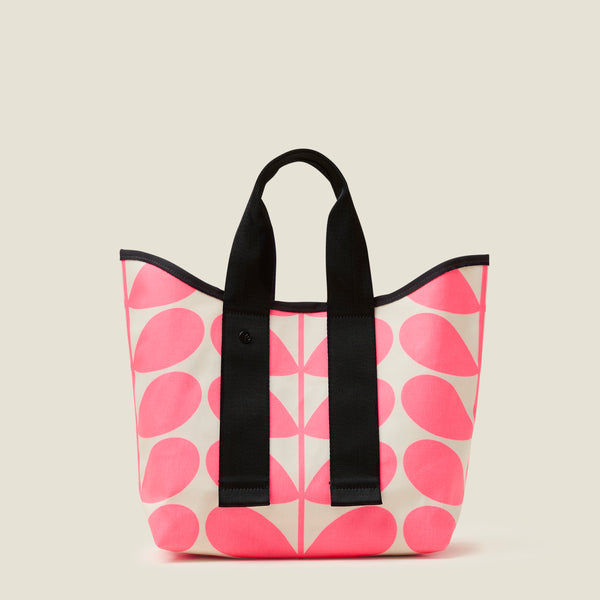 orla kiely Carrysmall Basic Tote - Solid Stem Neon Pink