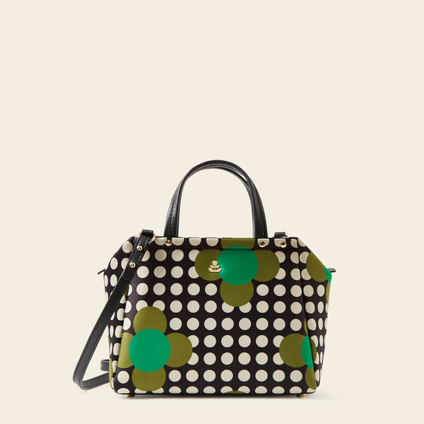 orla kiely Concertina Crossbody Tote - Jewel Flower Polka Dot